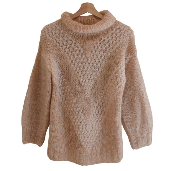 Vintage Italian Mohair Knit Sweater Size Medium - Picture 1 of 7